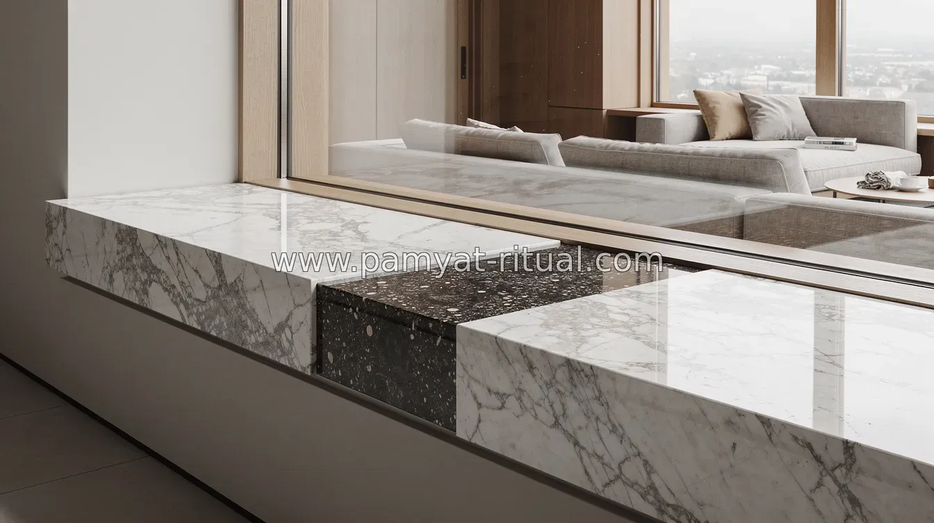 Мармурові та гранітні підвіконня: стильний штрих для кожного інтер'єру