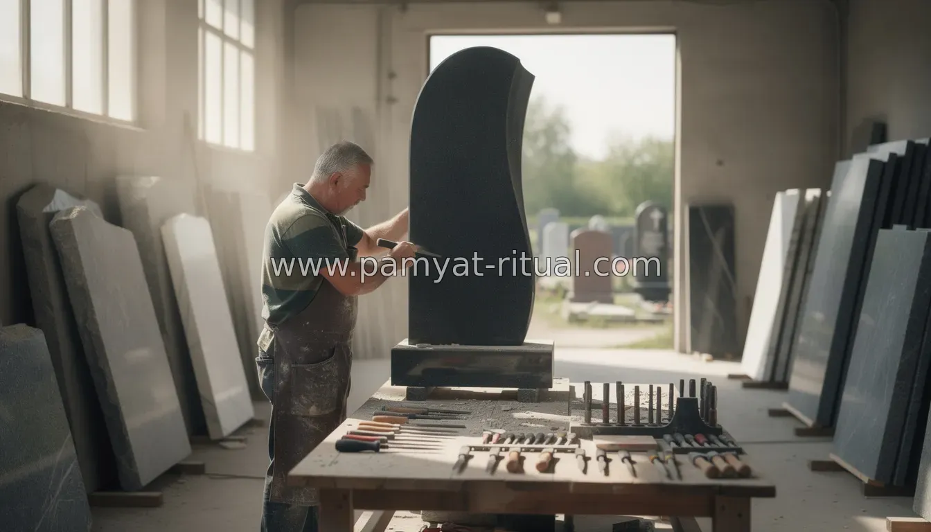 Изготовление одинарных памятников в Борисполе: выбор, цены и сроки