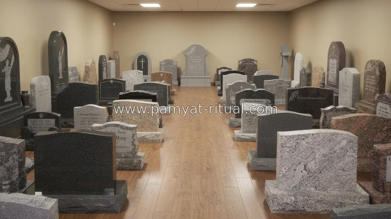 Великий вибір ритуальних пам'ятників за доступними цінами